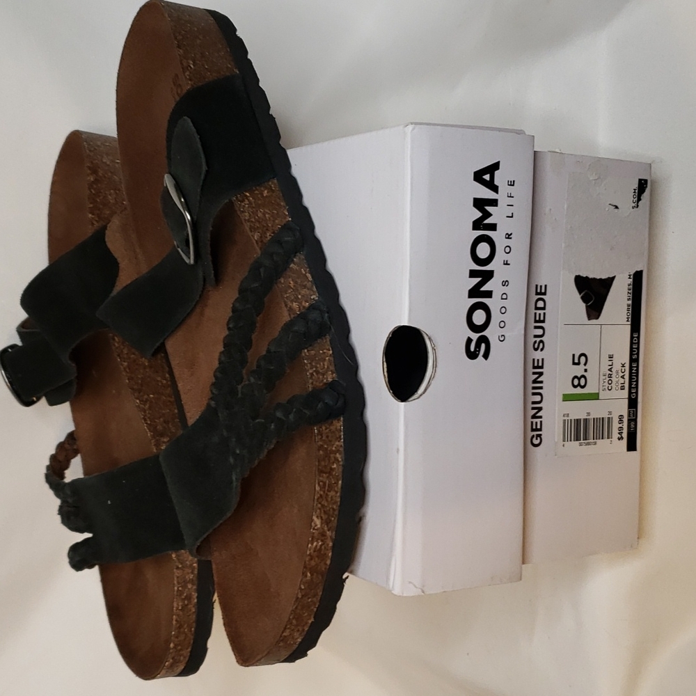 NWOT Sonoma Suede slides